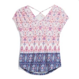 STITCH FIX RENEE C Laurena Border Detail Knit Top